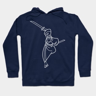 Samurai Jack (line art) Hoodie